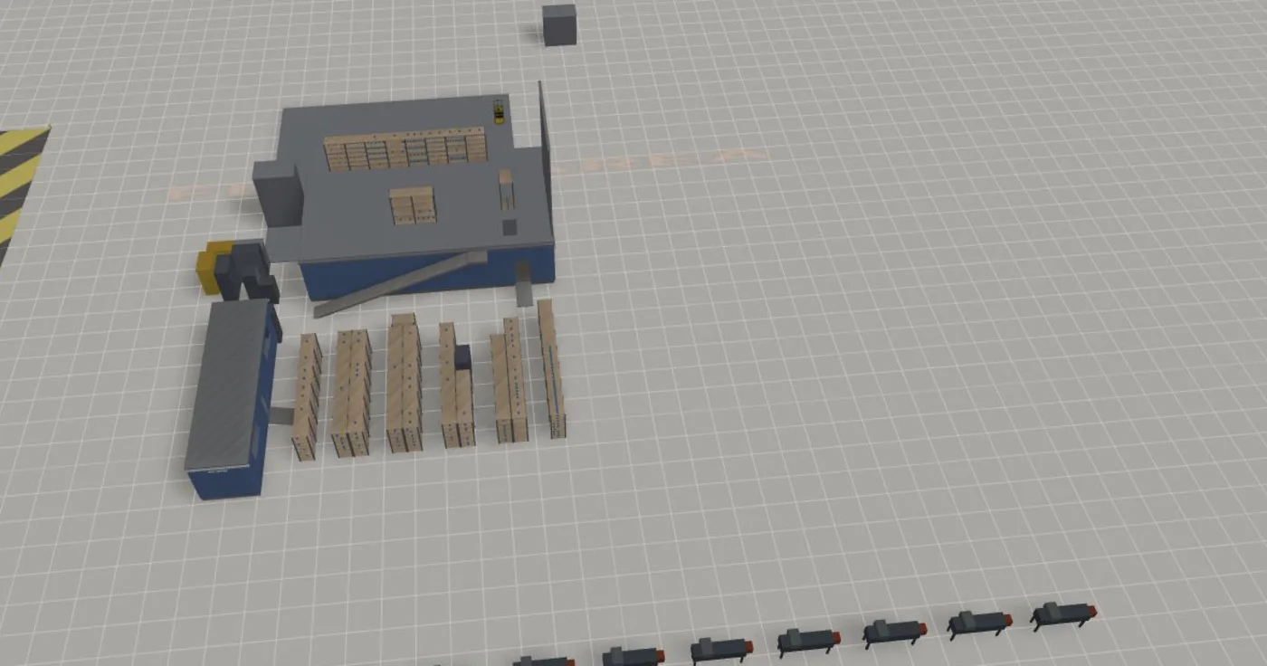 An anonymized 3D parts catalog view from the maintenance software