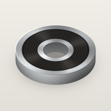 Part photo: 6205-2RS sealed ball bearing